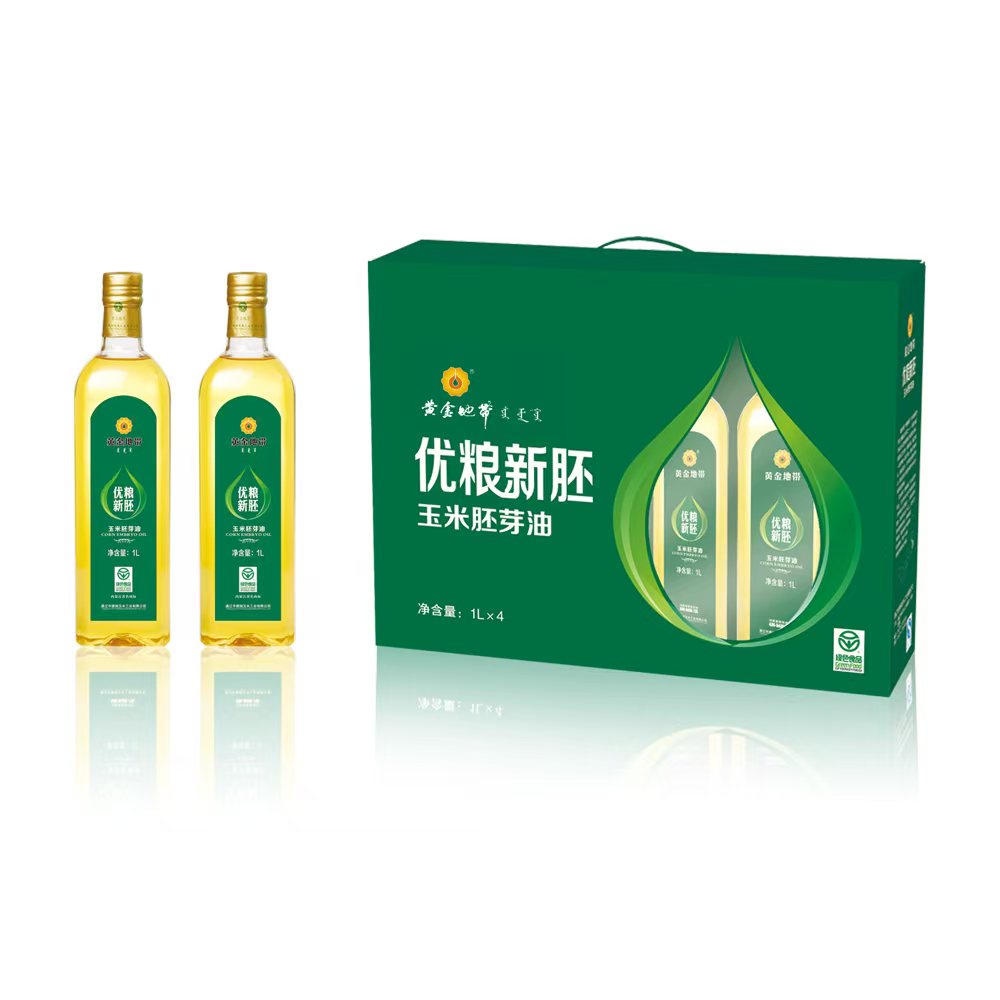 1L優(yōu)糧新胚玉米胚芽油禮盒裝（4瓶）