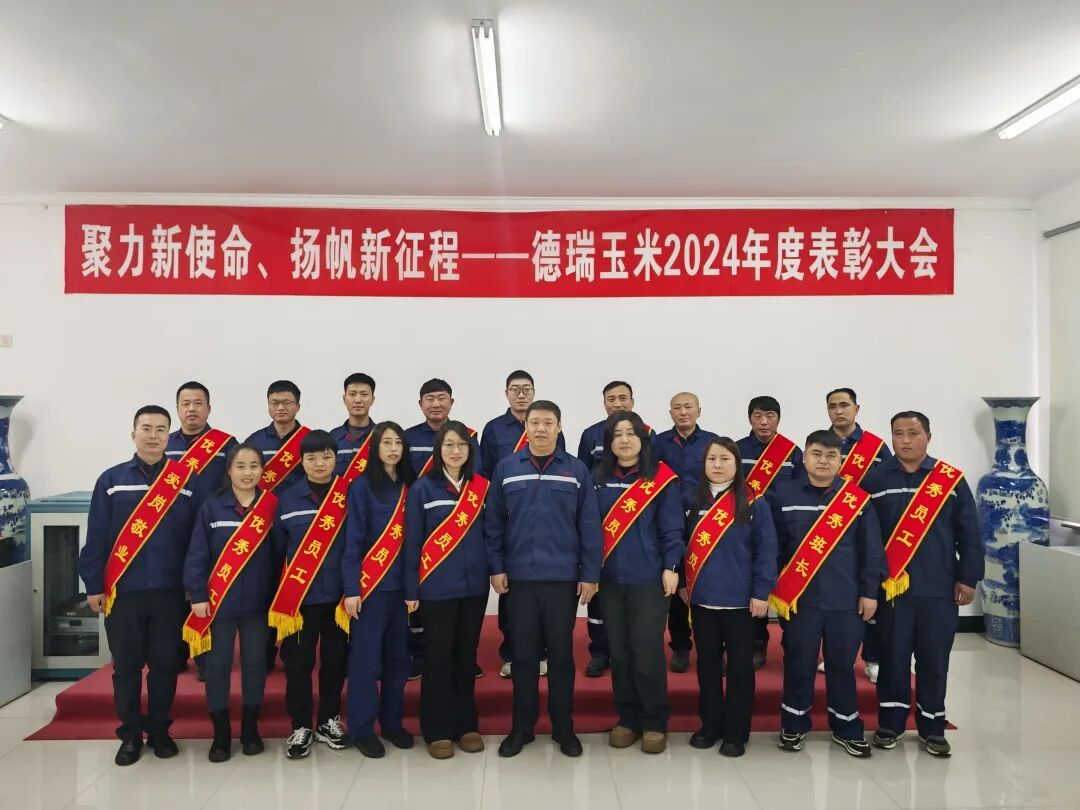 通遼德瑞召開2024年度員工表彰大會